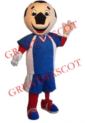 Happy Football Mascot Costume Free Shipping