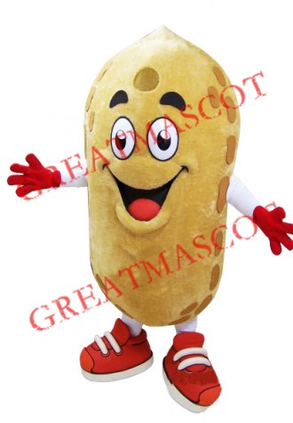 Happy Peanut Mascot Costume