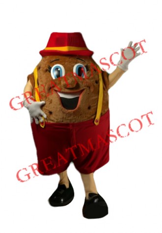 Happy Potato Mascot Costume