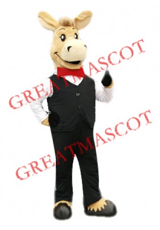 Gentlemanly Horse Mascot Costume