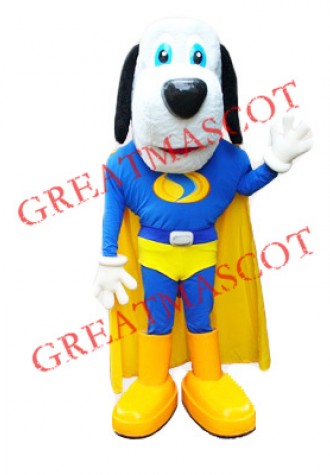 Superhero Dog Mascot Costume