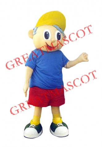 Sport Lightweight Boy Mascot Costume