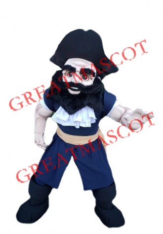 Realistic Buccaneer Mascot Costume