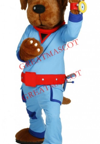 College Special Dog Mascot Costume