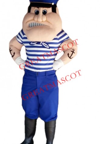 Realistic Sailor Mascot Costume