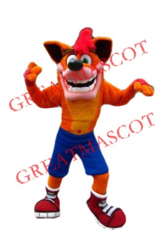 Crash Bandicoot Mascot Costume