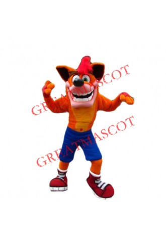 Crash Bandicoot Mascot Costume
