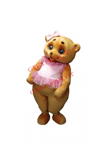 Beautiful Teddy Bear Mascot Costume