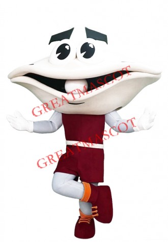 Happy Oyster Mascot Costume