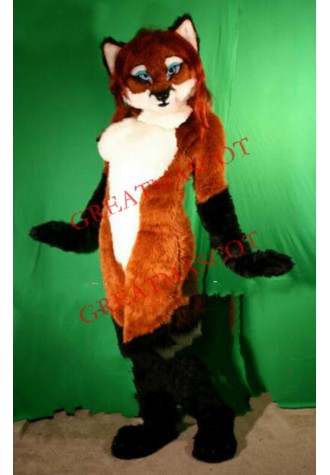 Beautiful Female Fox Mascot Costume