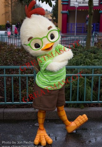 Super Cute White Chick Mascot Costume