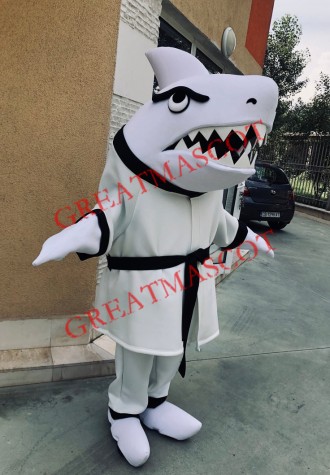 School Shark Mascot Costume