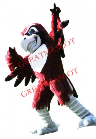 Sport Red Eagle Mascot Costume