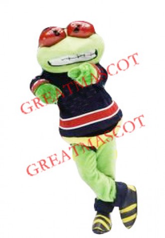 Sport College Frog Mascot Costume