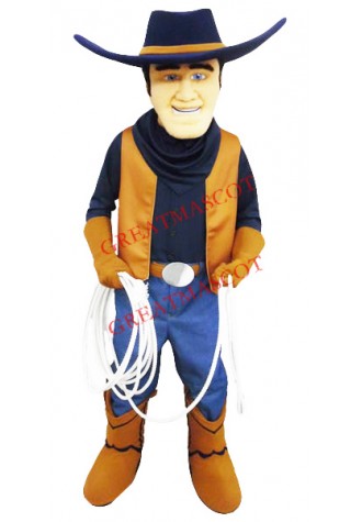 Young Cowboy Mascot Costume
