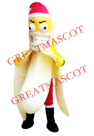 Christmas Banana Mascot Costume