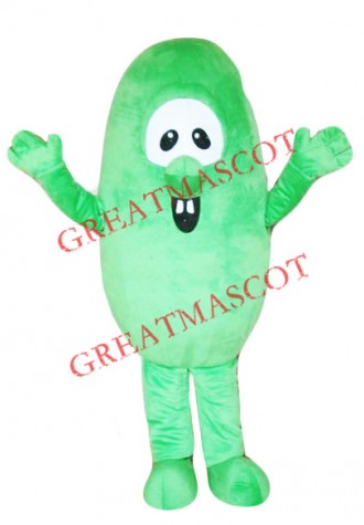 Happy Green Bean Mascot Costume