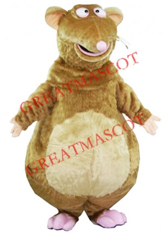 Funny Brown Mouse Mascot Costume