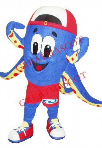 Superb Octopus Mascot Costume