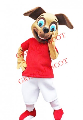 Superb Cute Dog Mascot Costume