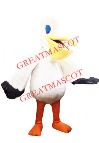 Superb Pelican Mascot Costume