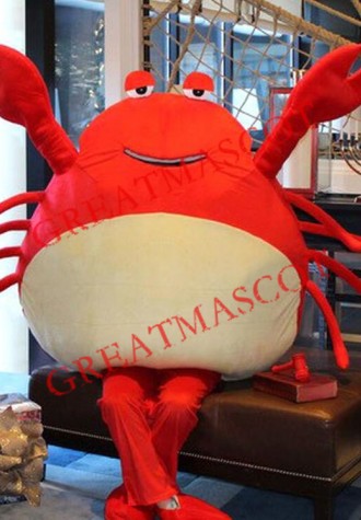 Red Crab Mascot Costume
