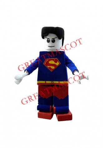 Hero Superman Mascot Costume