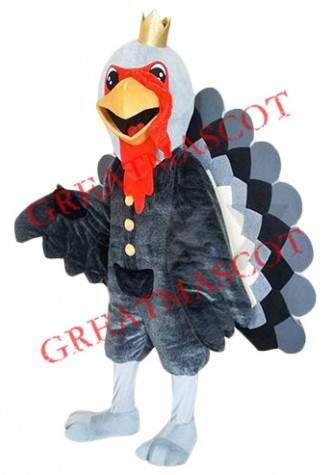 Superb Turkey Mascot Costume