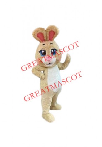Beautiful Brown Rabbit Mascot Costume