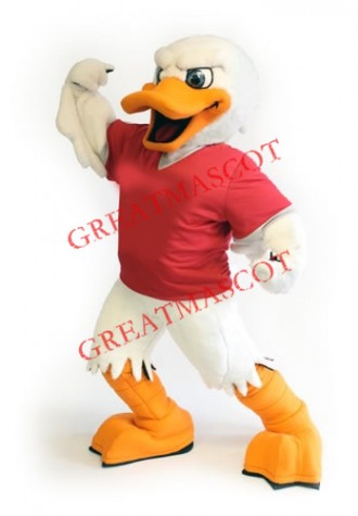 Superb College Sport Duck Mascot Costume