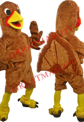 Superb Lightweight Turkey Mascot Costume