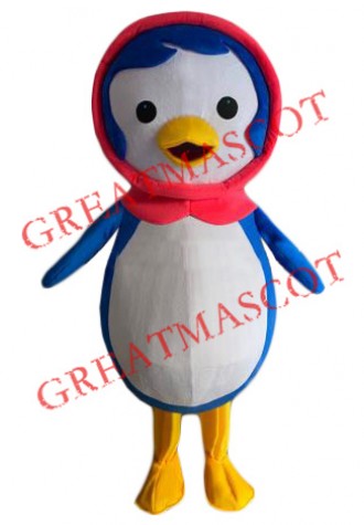Blue Penguin Mascot Costume