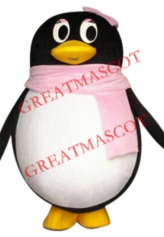 Lovely Female Penguin Mascot Costume