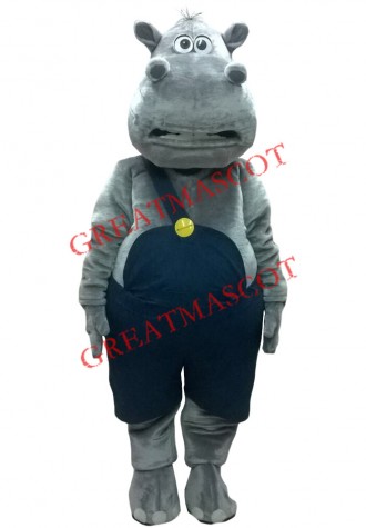 Superb Lightweight Hippo Mascot Costume
