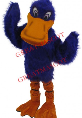 Superb Blue Lightweight Duck Mascot Costume