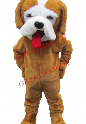 Superb Hound Dog Mascot Costume