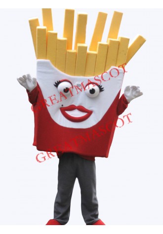 Cute French Fries Mascot Costume