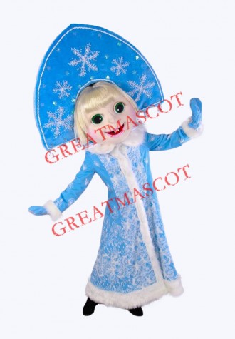 Winter Pure Girl Mascot Costume