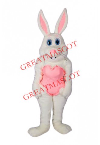 Beautiful White Rabbit Mascot Costume