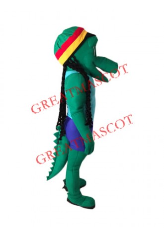 Superb Cool Crocodile Mascot Costume