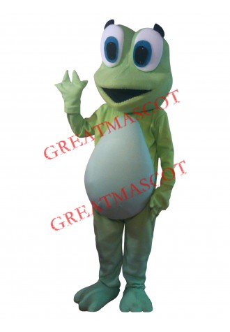 Affordable Green Frog Mascot Costume
