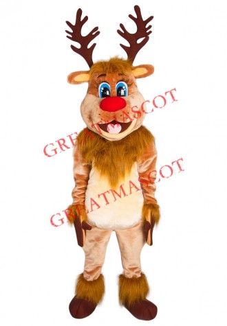 Happy Deer Mascot Costume for Adult