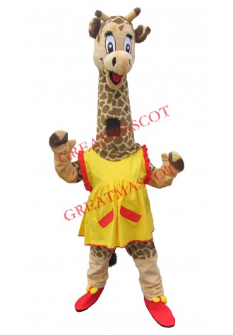 Beautiful Lightweight Giraffe Mascot Costume