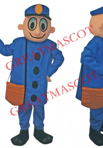 Superb Postman Mascot Costume