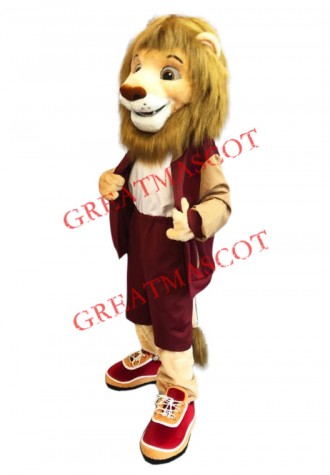 Superb School Lion Mascot Costume
