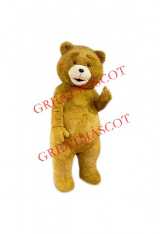 Happy Teddy Bear Mascot Costume