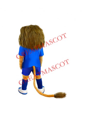 Friendly Sport Lion Mascot Costume For Adult