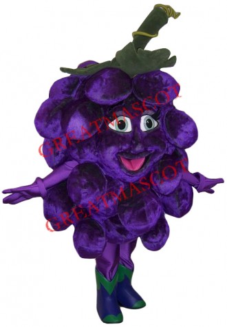 Superb Grape Mascot Costume