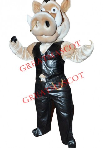 Power Wild Boar Mascot Costume