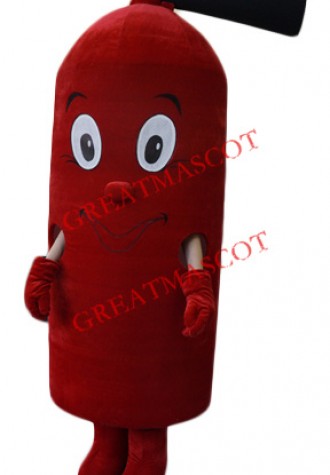 Professional Fire Extinguisher Mascot Costume
